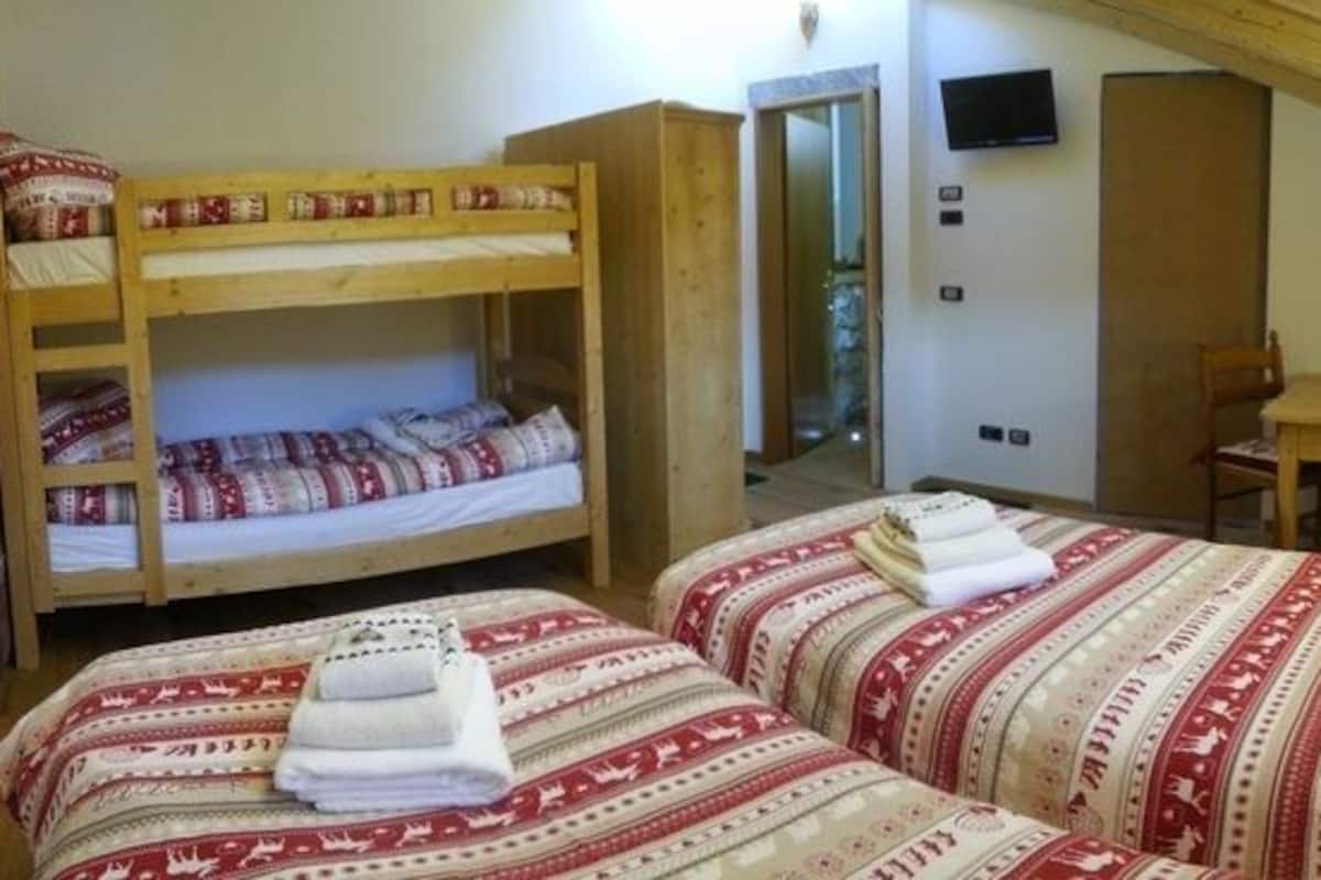 Familienzimmer, 1 Schlafzimmer, Bergblick