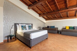 Chambre Familiale, terrasse (Zagara Bianca) | Draps en coton égyptien, literie de qualité supérieure