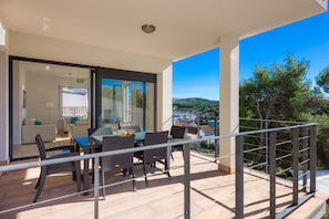 Apartment(First Floor), 2 bedrooms, Balcony, Seaview  | Terrace/patio - Villa Old Mill (Milna)