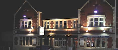 Front of property - evening/night