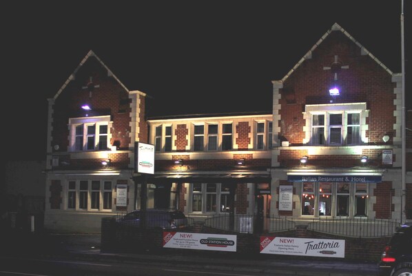 Front of property – evening/night