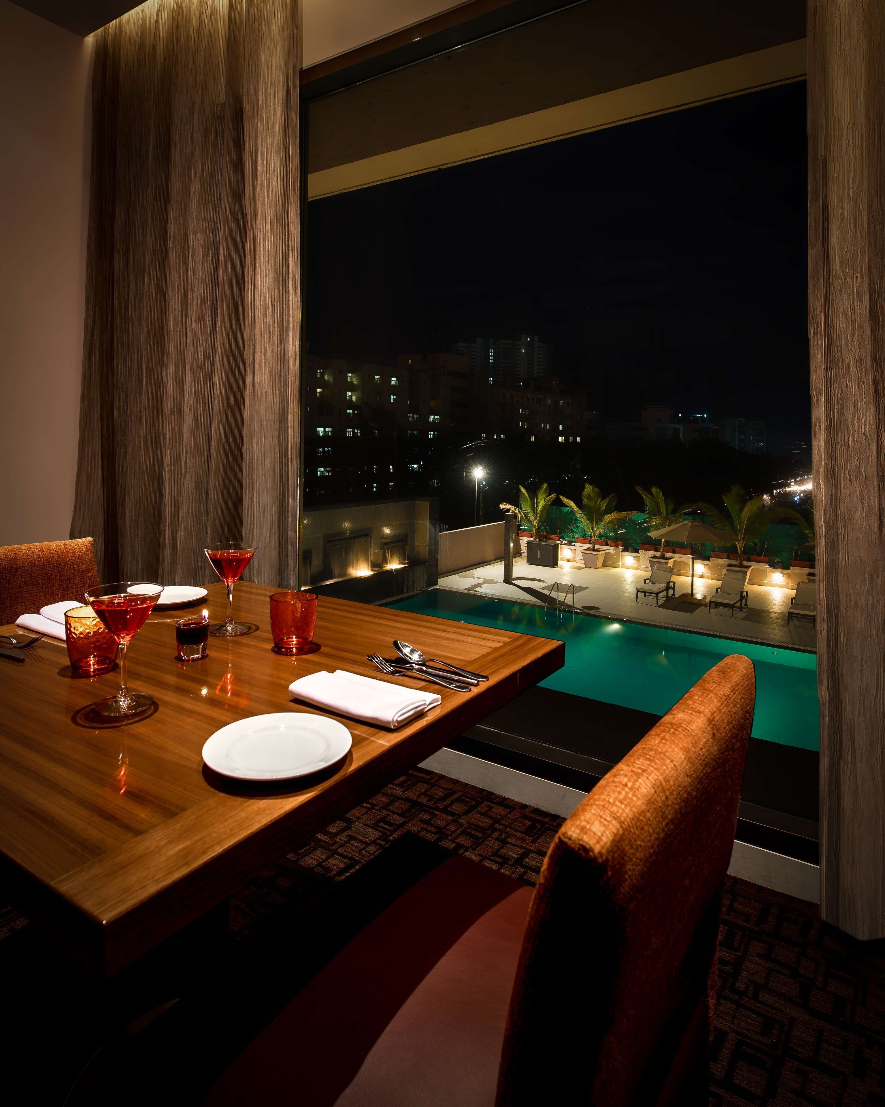 lunch, dinner served; indian cuisine, pool views