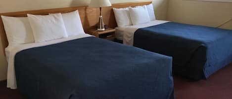 Room, 2 Queen Beds | Desk, free WiFi, bed sheets