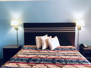 Desk, iron/ironing board, free WiFi, bed sheets