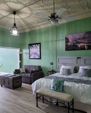 Studio Canal View Suite 1 | Individually decorated, individually furnished, iron/ironing board