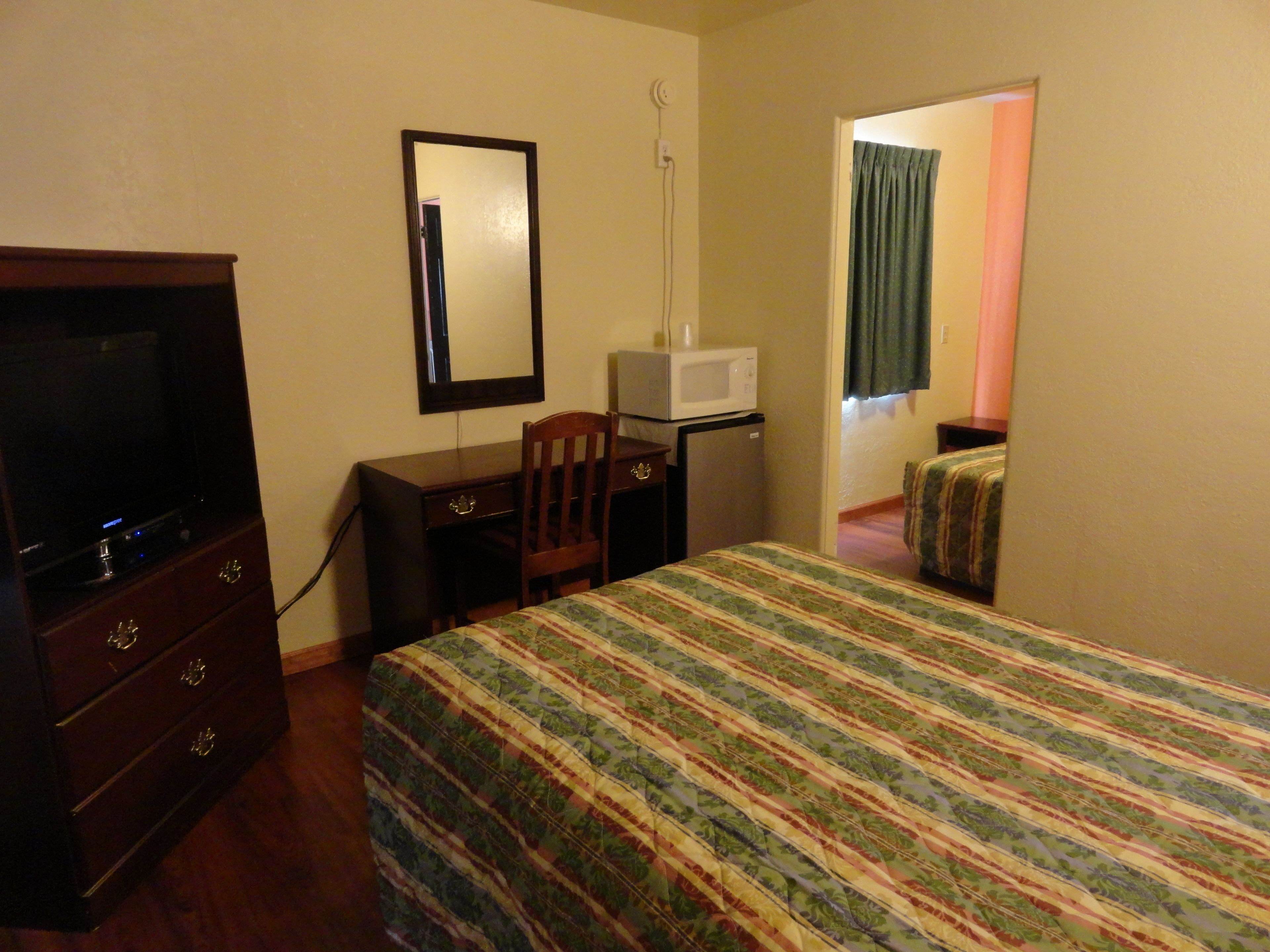 Room, 2 Double Beds | Desk, free WiFi, bed sheets