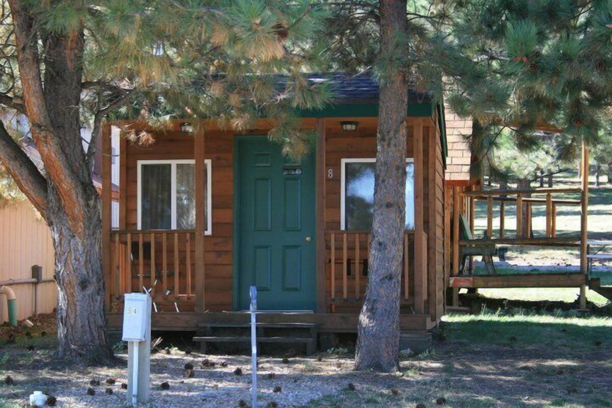 Economy Cabin, Refrigerator & Microwave (no bathroom in cabin, community bathroom)  | Mini-refrigerator