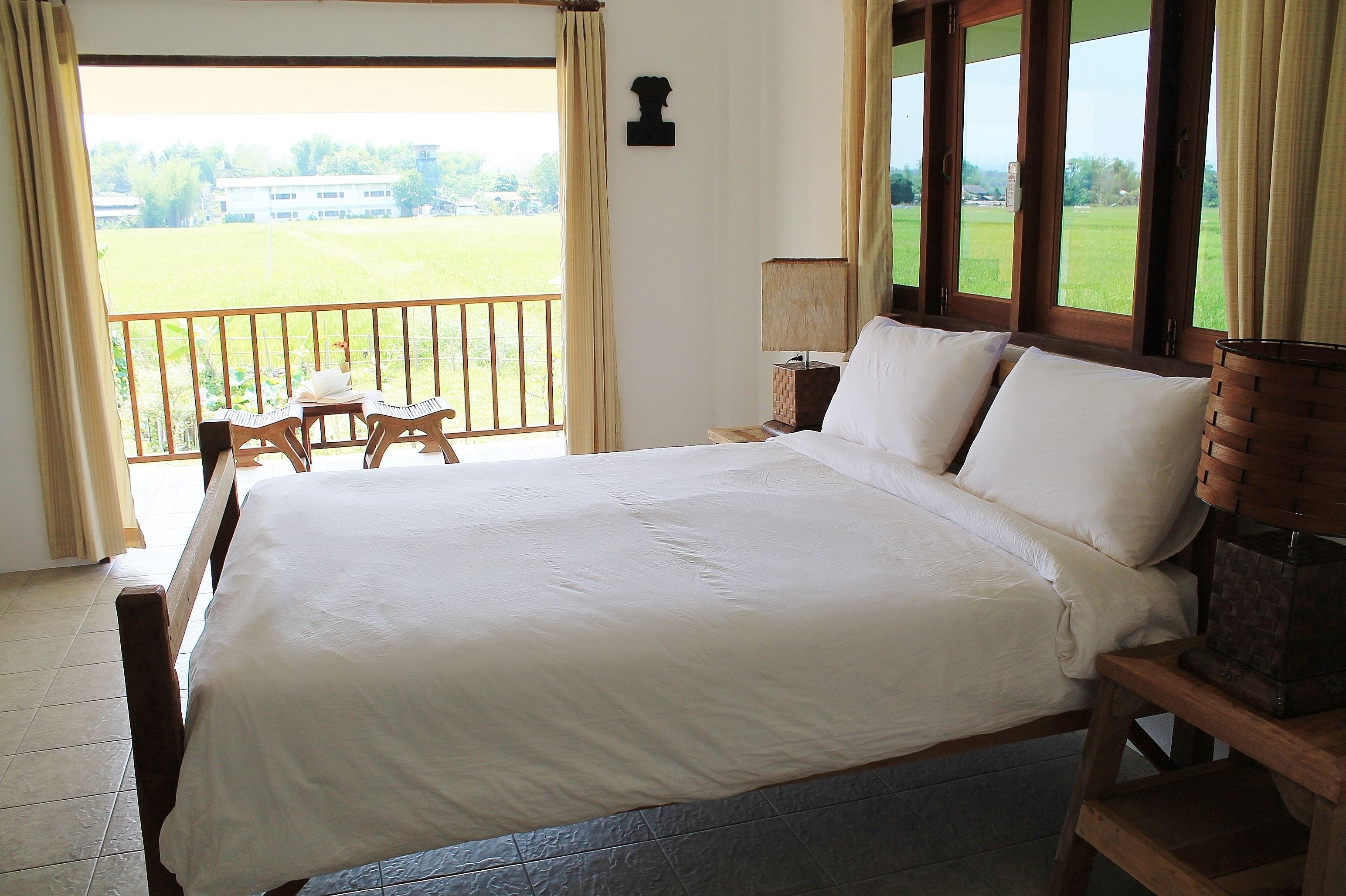 double bungalow | in-room safe, individually decorated, individually furnished, desk