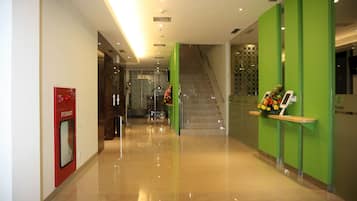 Interior entrance