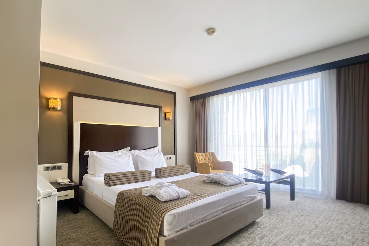 1 bedroom, premium bedding, down duvets, minibar