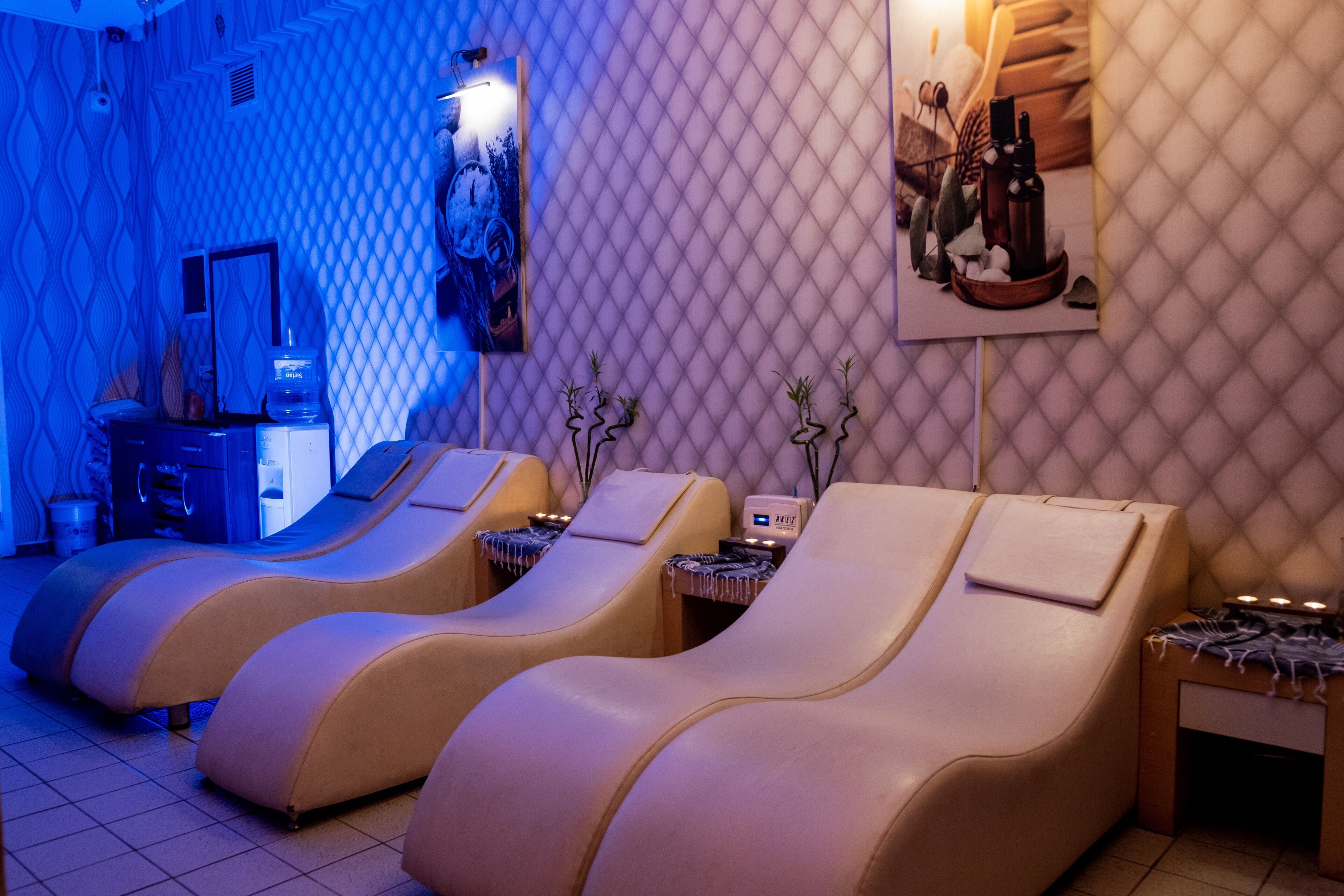 sauna, steam room, turkish bath/hammam, hot stone massages