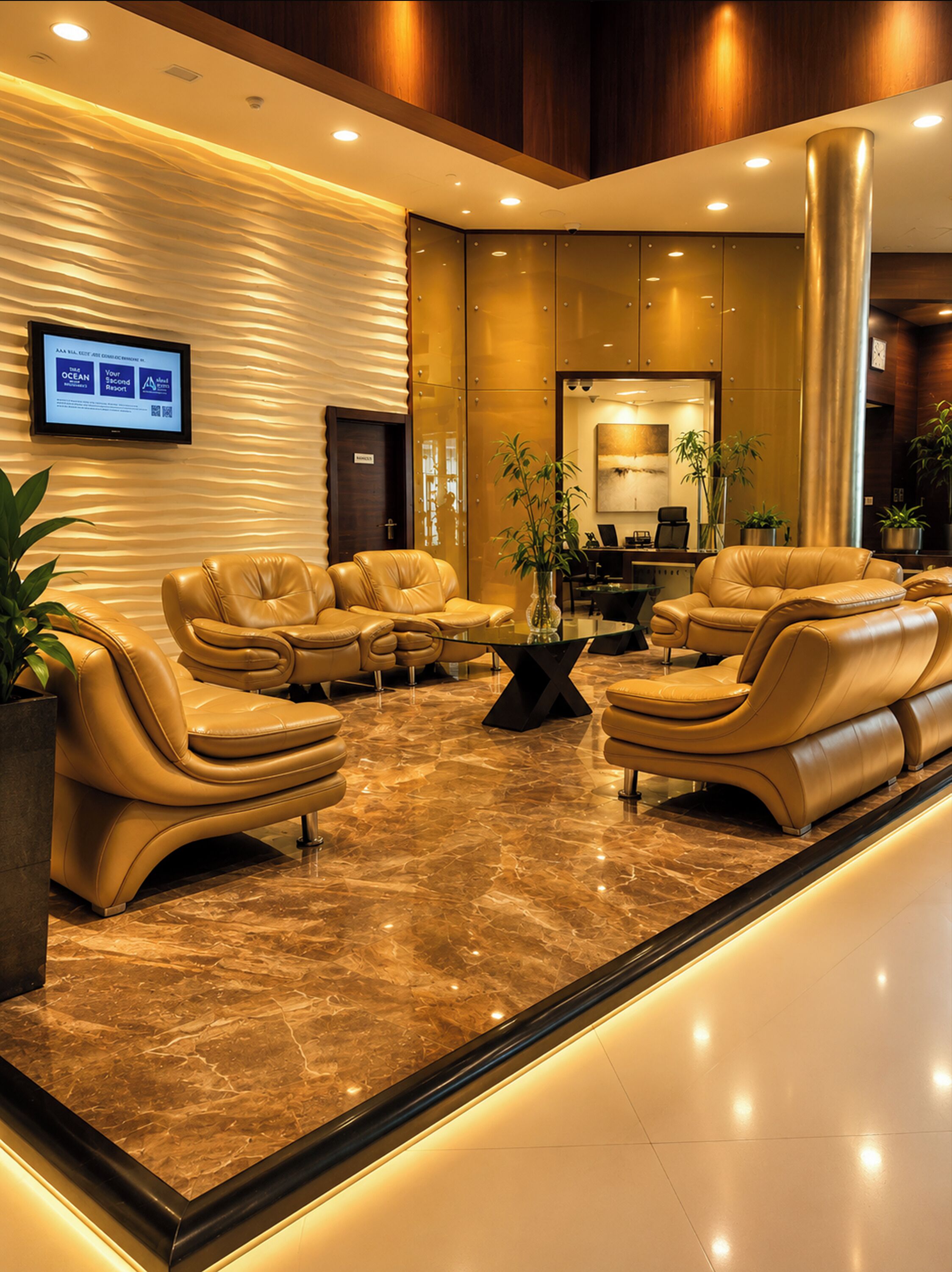 Lobby sitting area