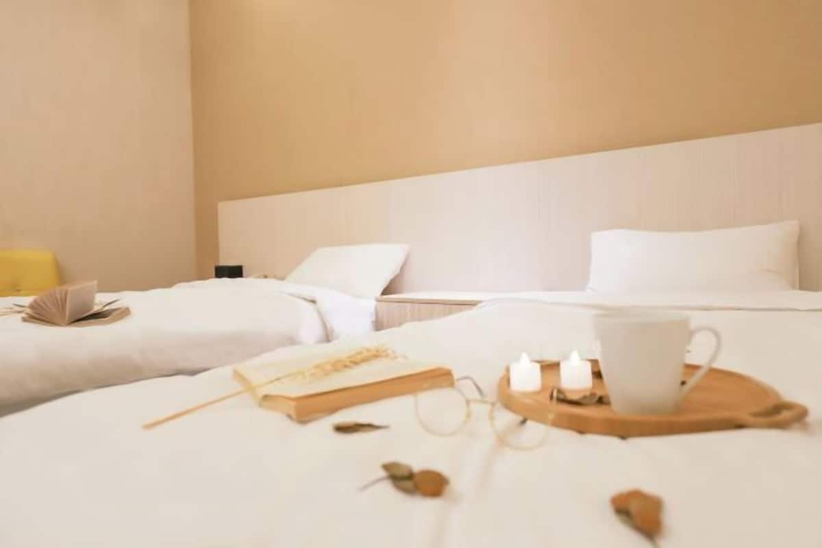 Premium bedding, down duvets, in-room safe, individually decorated