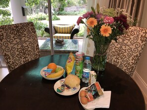 Daily continental breakfast for a fee