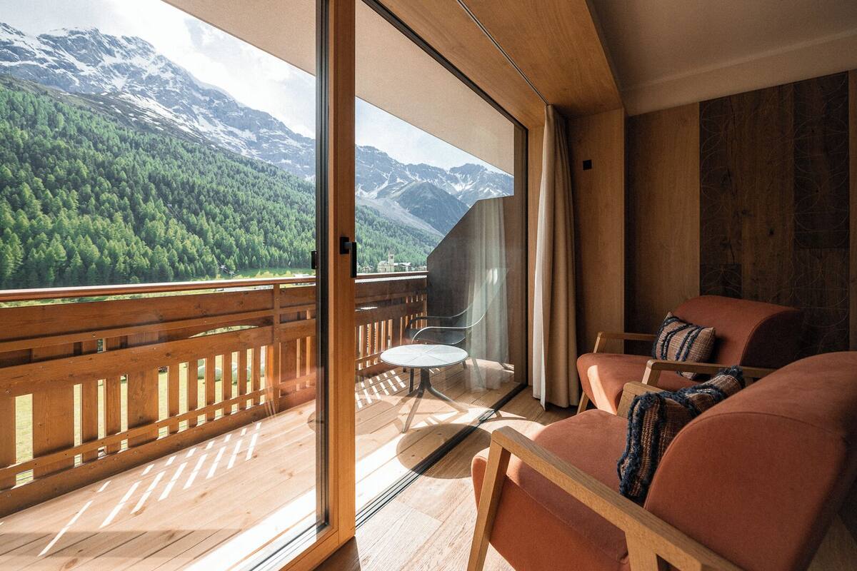 Deluxe Double or Twin Room, Balcony, Mountain View | Premium bedding, down comforters, minibar, in-room safe