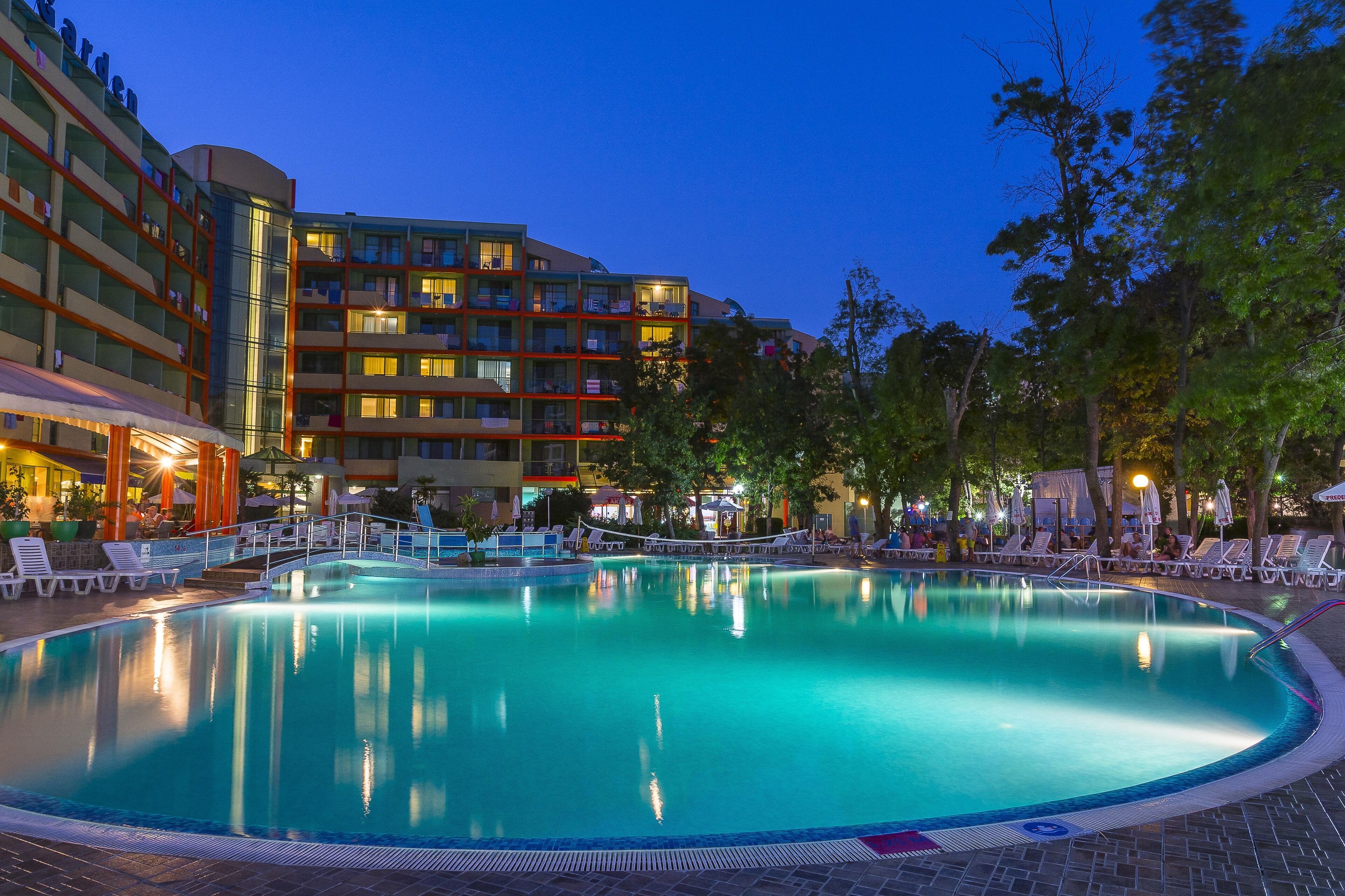 front of property – evening/night