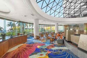 Sala de estar en el lobby