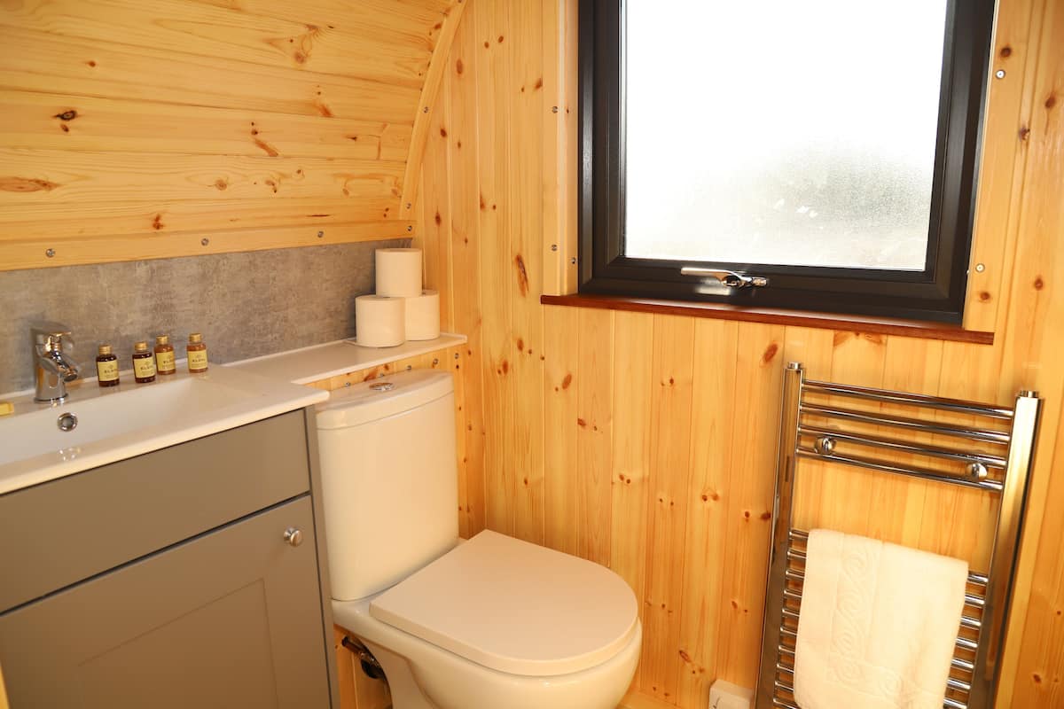 Bathroom | Shower, free toiletries, hair dryer, towels