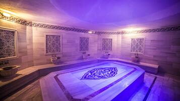 Salas de tratamiento para parejas, sauna y baño de vapor