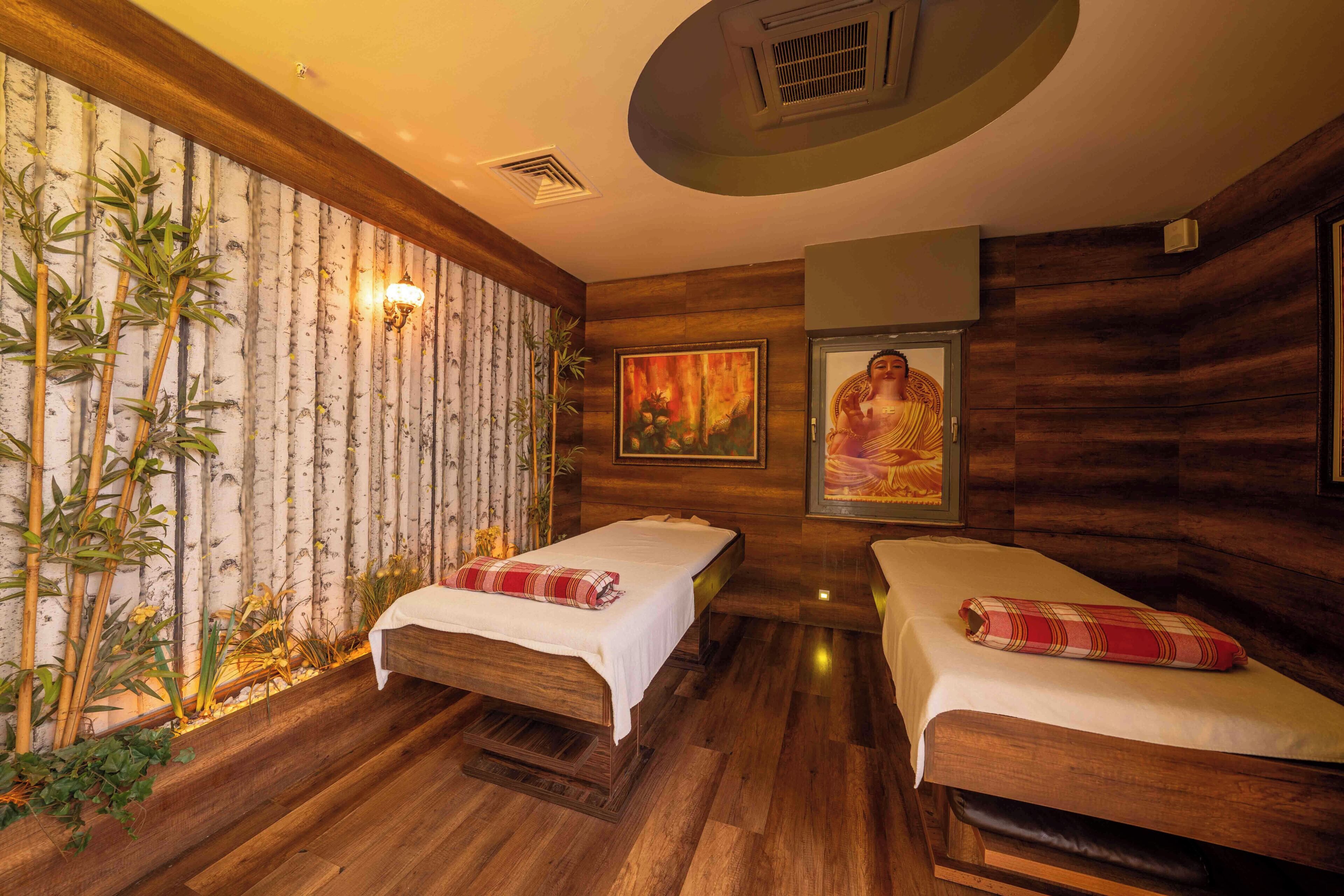Bilik rawatan pasangan, sauna, bilik wap, mandi tangas / hammam 