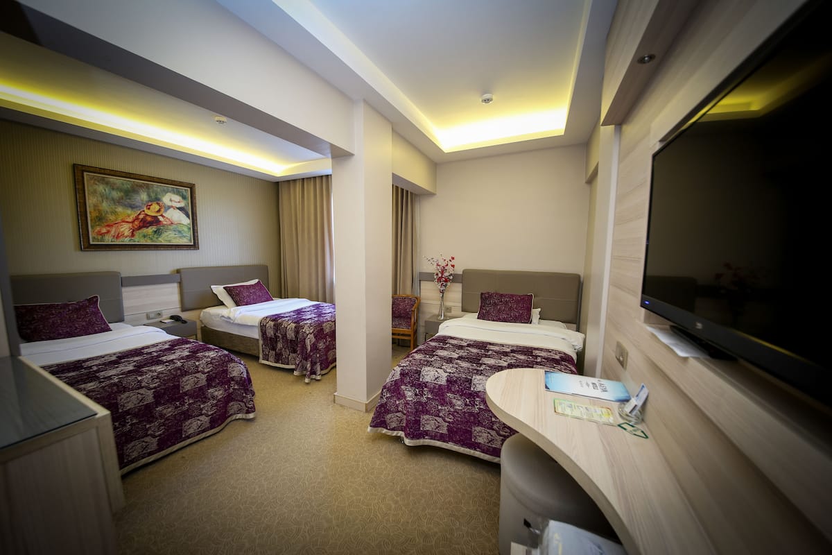 standard triple room, 1 bedroom | premium bedding, minibar, in-room safe, desk