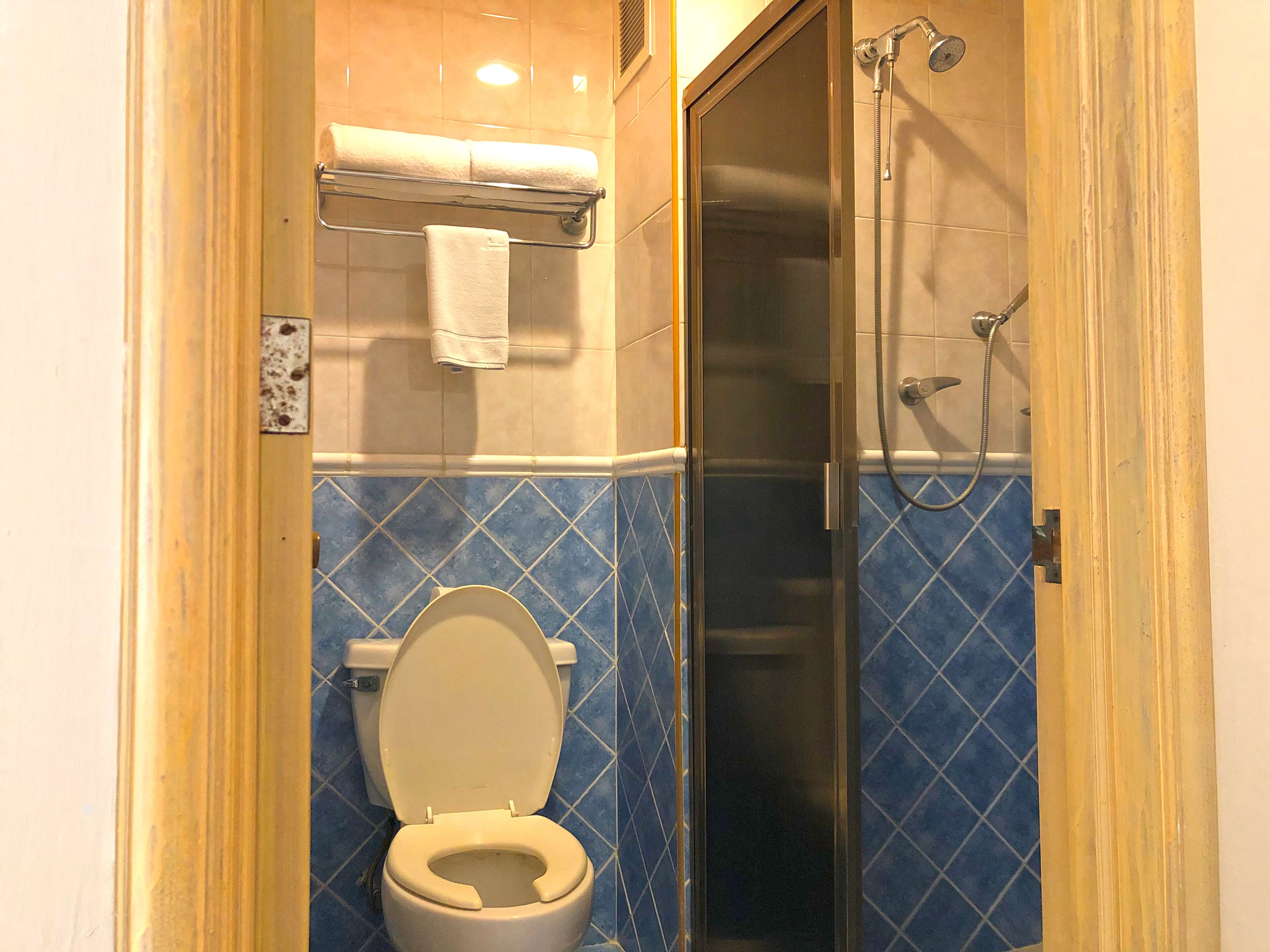 luxury room | bathroom | combined shower/bathtub, free toiletries, hair dryer, towels