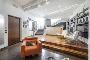 Lobby sitting area
