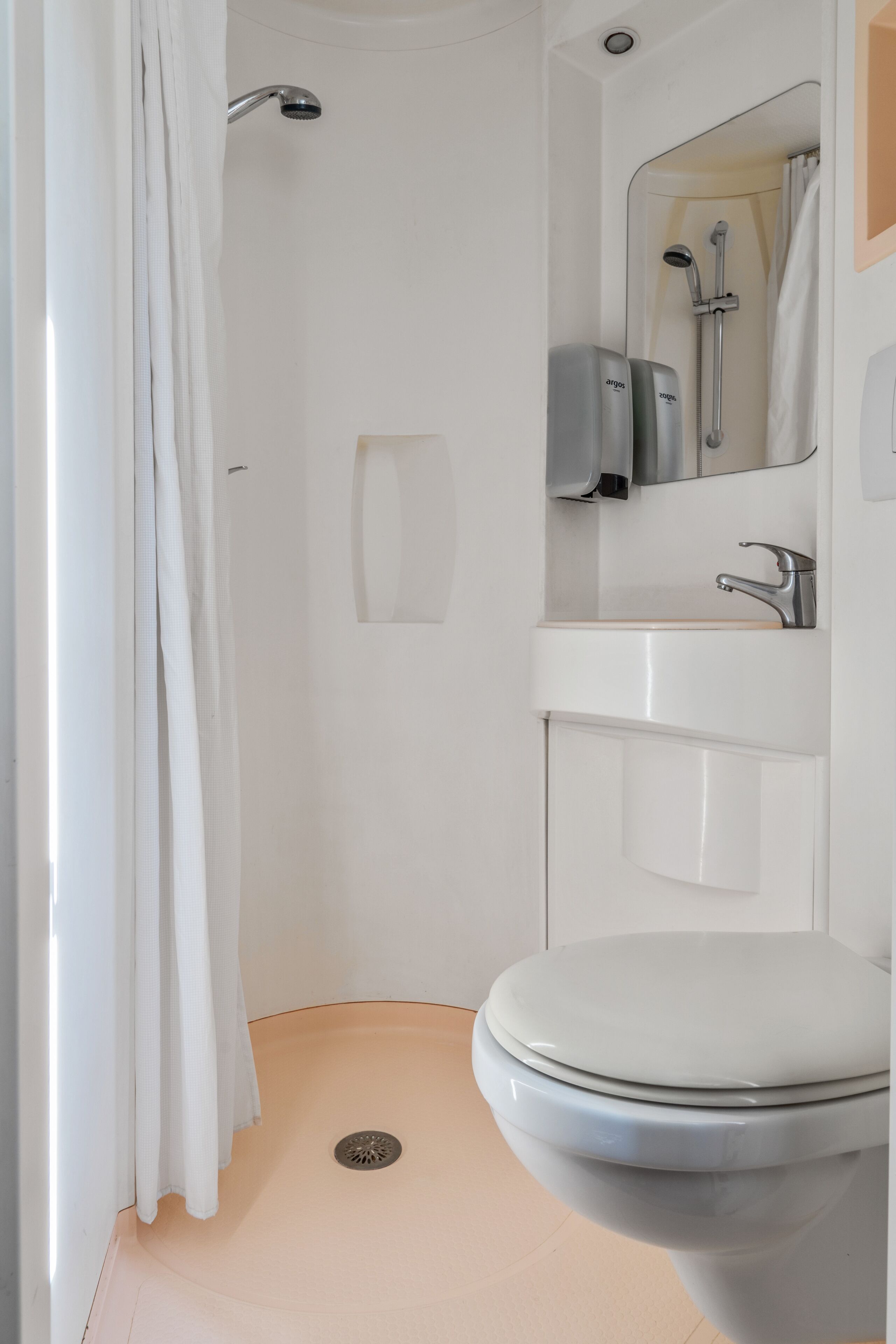 Shower, eco-friendly toiletries, hair dryer, towels