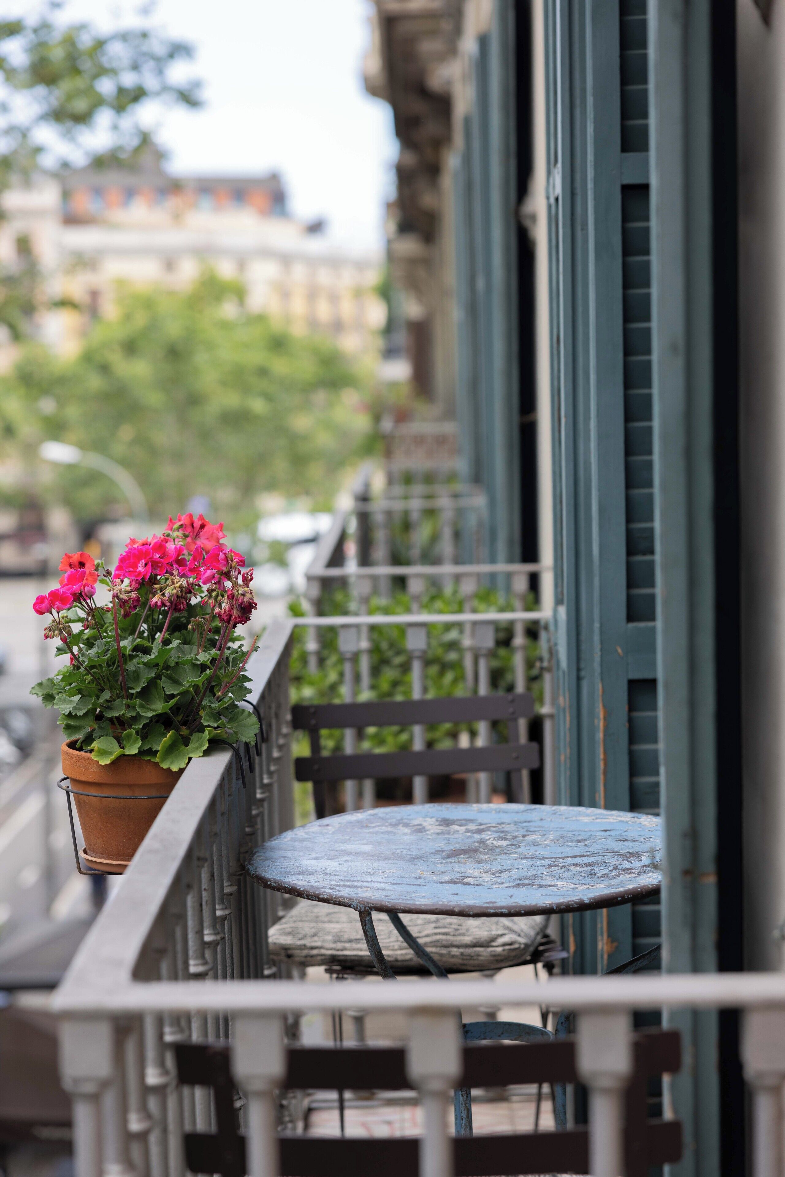 standard double room, balcony, city view | minibar, in-room safe, desk, blackout curtains