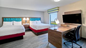 Estudio, 2 camas Queen size, para no fumadores, cocineta | Ropa de cama de alta calidad y caja de seguridad en la habitación