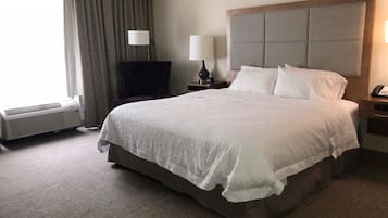 Luxe beddengoed, een kluis op de kamer, verduisterende gordijnen