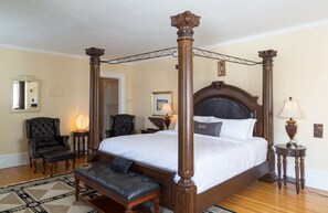 Suite de lujo, 1 cama King size | Sábanas de algodón egipcio, ropa de cama de alta calidad y edredón