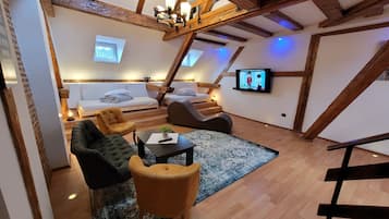 Luxe studio | 1 slaapkamer, gratis wifi, beddengoed