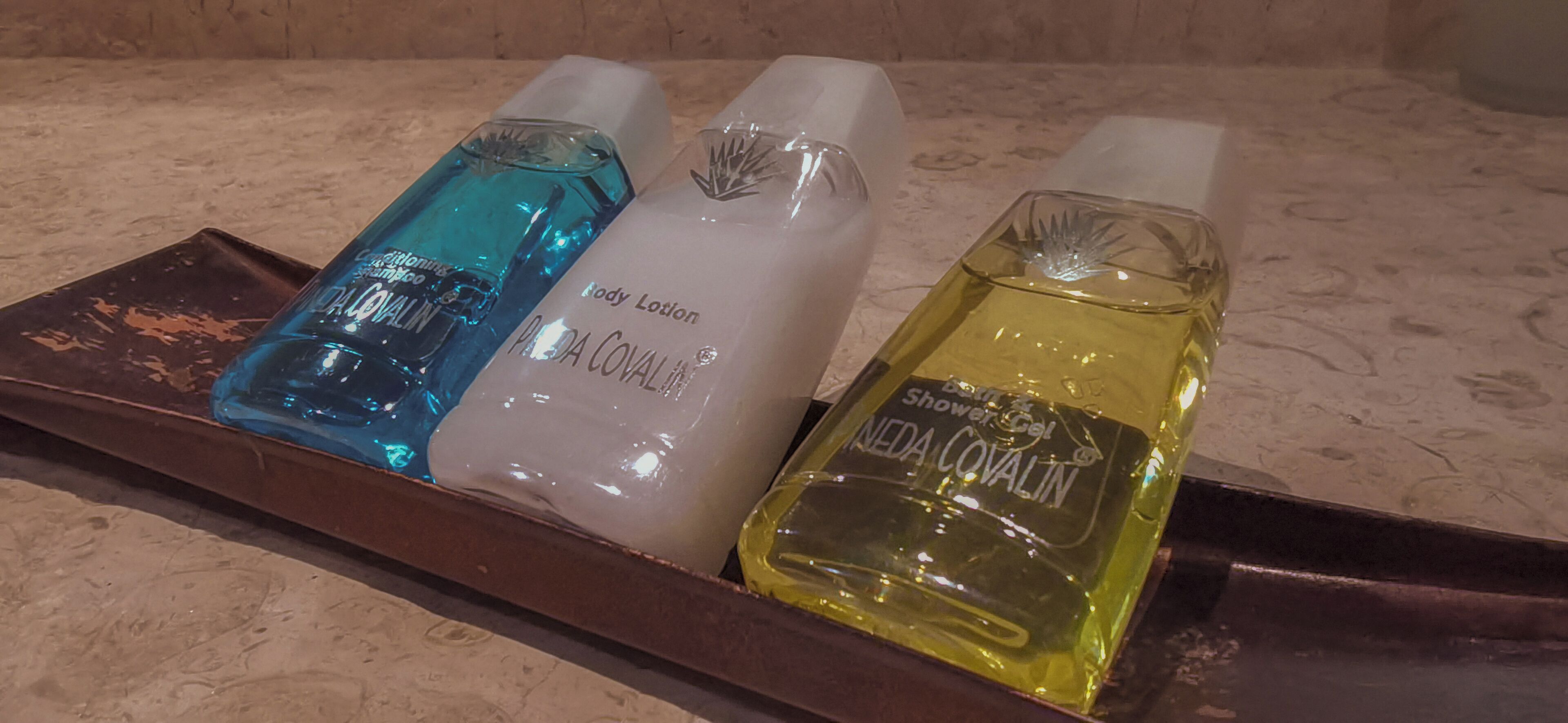 shower, designer toiletries, hair dryer, bathrobes