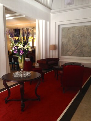 Lobby sitting area