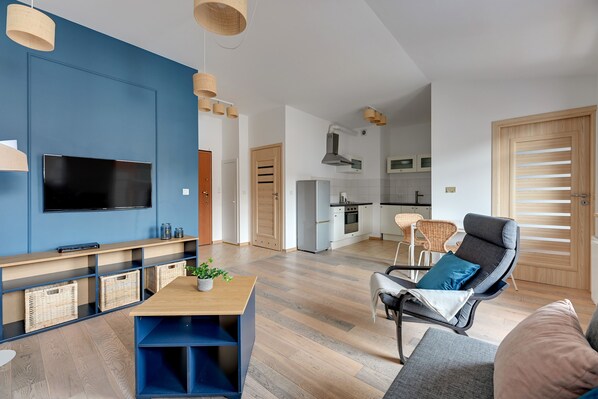 Apartment, 1 Bedroom, Balcony | 1 bedroom, iron/ironing board, free WiFi - Apartinfo Apartments - Neptun Park (Gdansk)