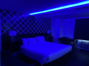 Deluxe Room, 1 King Bed, Lake View | Desk, laptop workspace, blackout drapes, iron/ironing board