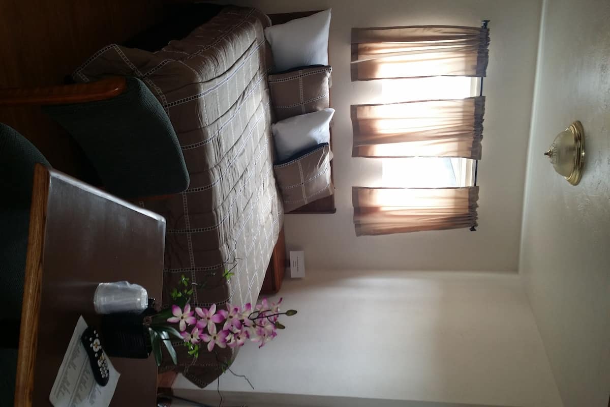 Studio suite, 1 queensize bed, keuken, uitzicht op stad | Individueel gemeubileerd, verduisterende gordijnen, gratis wifi
