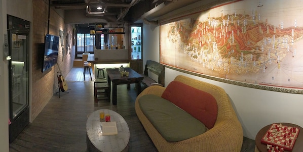 Sala de estar en el lobby