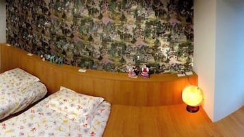 豪華雙床房, 2 張單人床, 獨立浴室, 高層 | 1 間臥室、隔音、免費無線上網、床單