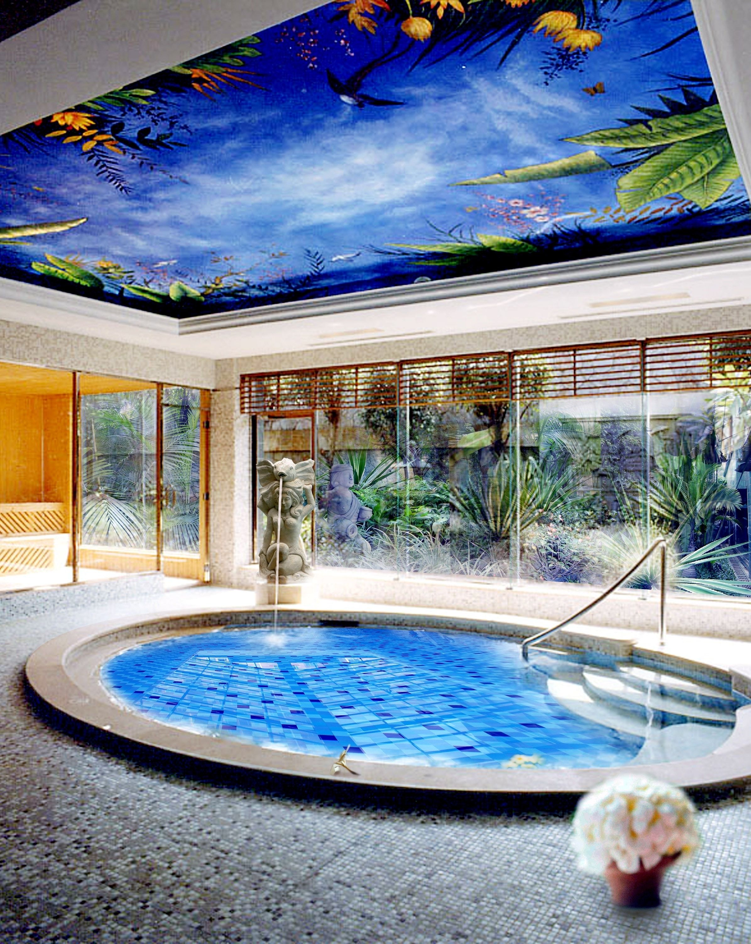 室内游泳池，室外游泳池