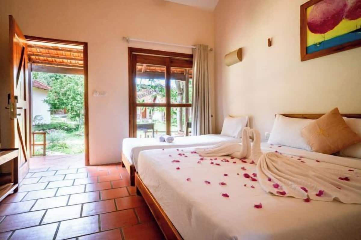 1 quarto, frigobar, cofres nos quartos, individualmente decorados