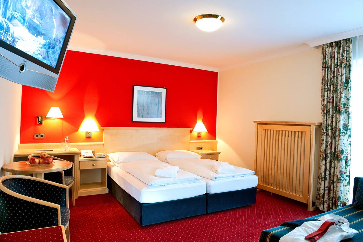 In-room safe, cribs (surcharge), rollaway beds (surcharge), WiFi (free)