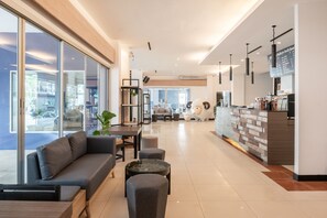 Sala de estar en el lobby