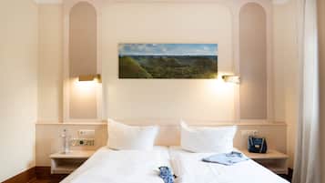 Desk, iron/ironing board, free WiFi, bed sheets