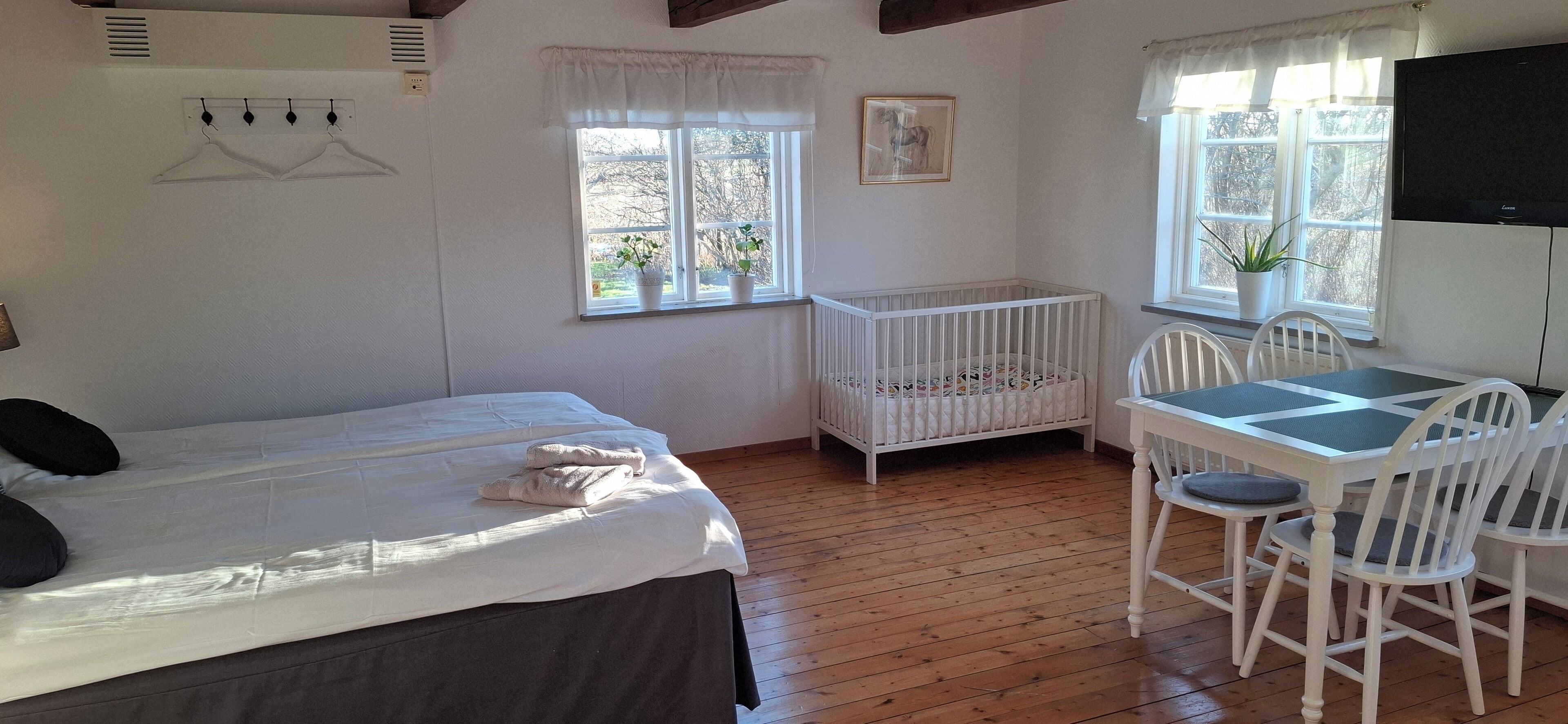 Family Room, Shared Bathroom