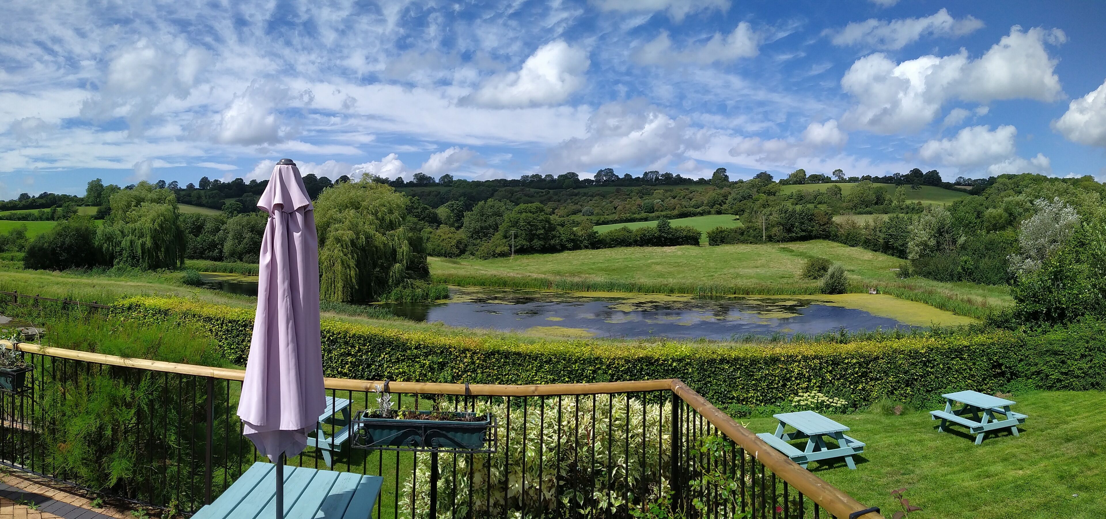 Individually decorated, individually furnished, desk, laptop workspace