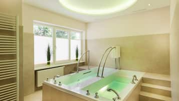 Un sauna, baño turco, aguas termales/minerales, tratamientos corporales