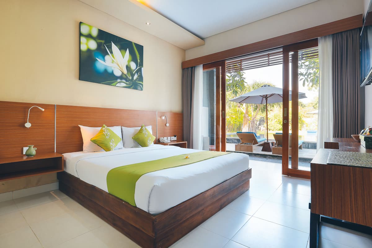 Chambre Deluxe Double ou avec lits jumeaux, accĂšs piscine