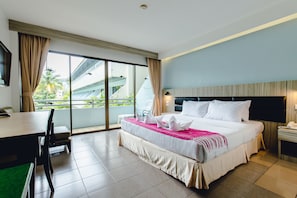 Superior Room, Pool View | In-room safe, free cribs/infant beds, rollaway beds, free WiFi